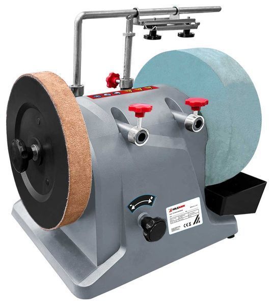 Станок для влажной и сухой заточки Holzmann NTS250S (Корундовый+Кожаный, плавное рег.оборотов) NTS250S_230V фото
