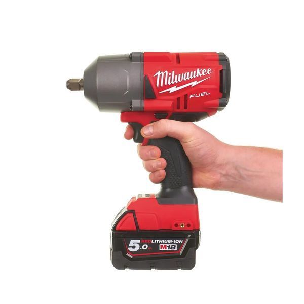 Гайковерт високомоментний MILWAUKEE 1/2" (1898 Нм) з кільцем M18 FHIWF12-502X: з АКБ 18V 2шт-5 Ah+ЗП, кейс, 2100уд/хв, 1750 об/хв 4933459696 фото