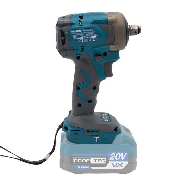 Аккумуляторный гайковерт PROFI-TEC PPTW4520 POWERLine (20В/каркас) 007883 фото