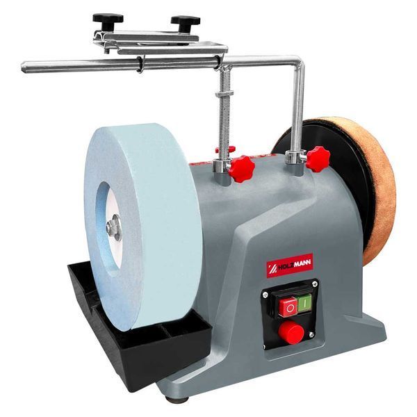 Станок для влажной и сухой заточки Holzmann NTS250S (Корундовый+Кожаный, плавное рег.оборотов) NTS250S_230V фото