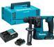 Профессиональный аккумуляторный перфоратор Makita HR140DWAJ : 1.0 Дж, 10.8В (акум. 2шт 2ам и зарядка) HR140DWAJ фото 4