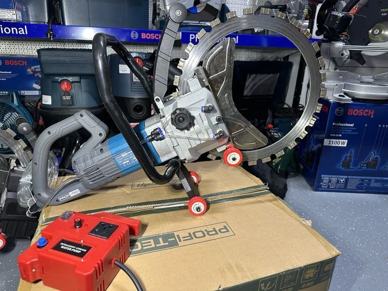 Пила кольцевая для резки бетона PROFI-TEC EdgeSaw E6200 007652 (диск 410мм/пропил 360мм) 007652 фото