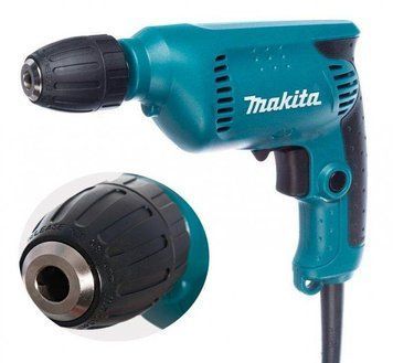 Профессиональная дрель электрическая ударная (электродриль) MAKITA 6413: 450 Вт, 1.5-10мм сверло 6413 фото