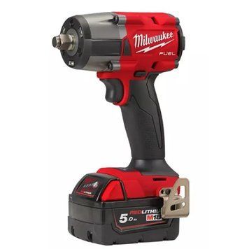 Гайковерт високомоментний MILWAUKEE 1/2" (881 Нм) з кільцем M18 FMTIW2F12-502X: з АКБ 18V 2шт-5 Ah+ЗП, кейс, 3100уд/хв, 1325 об/хв 4933478450 фото