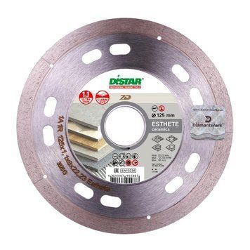 Диск отрезной Distar Esthete 125x1,1x22,2 керамика, плитка (11115421010) 11115421010 фото