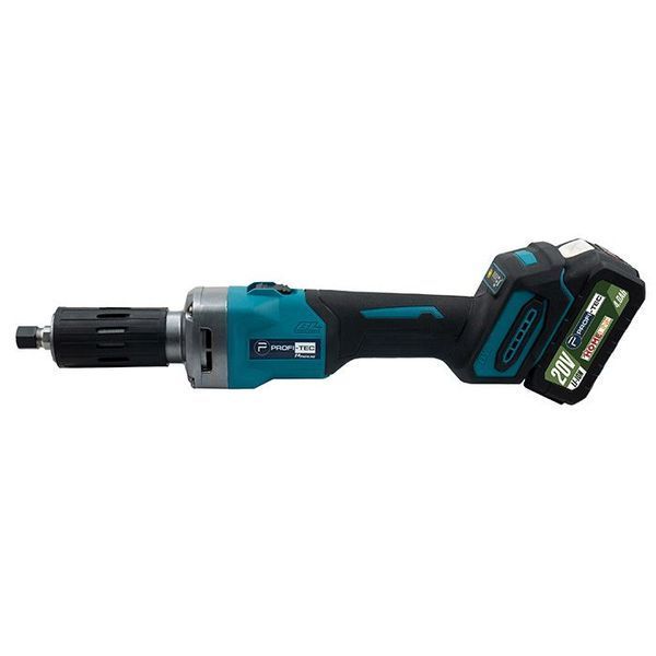 Аккумуляторная прямая шлифмашина PROFI-TEC PDG36BL POWERLine : с АКБ 20V 2 шт по 4.0 Ah+ЗУ 005456 фото