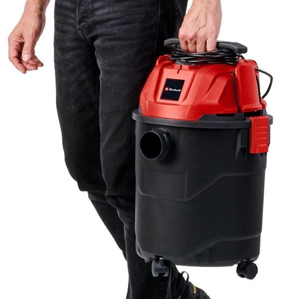 Потужний пилосос будівельний Einhell TC-VC 1820 : 1250 Вт, 180 мБар, 20л (2342480) 2342480 фото