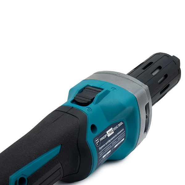 Аккумуляторная прямая шлифмашина PROFI-TEC PDG36BL POWERLine : с АКБ 20V 2 шт по 4.0 Ah+ЗУ 005456 фото