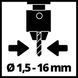 Мощный сверлильный станок Einhell TC-BD 630/1 : 630 Вт, 1.5-16мм сверло (4520597) 4520597 фото 8