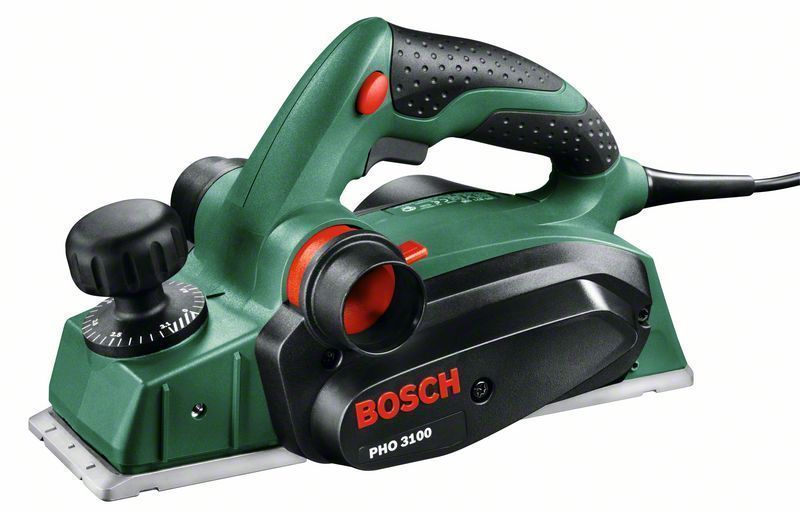 Профессиональный рубанок электрический Bosch PHO 3100:750 Вт, ширина/глубина обработки 82мм/0-3,1мм 0603271100 фото