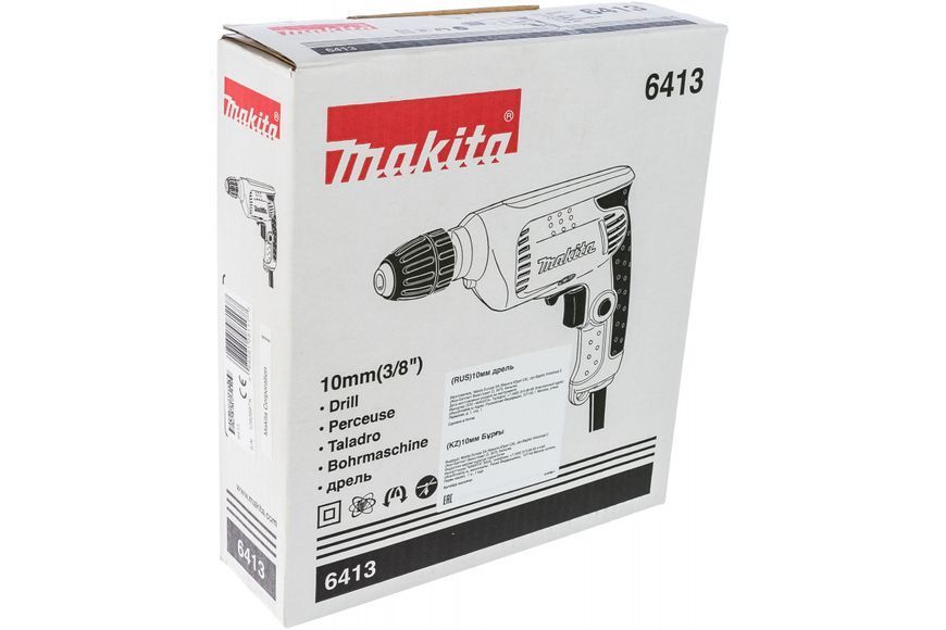 Профессиональная дрель электрическая ударная (электродриль) MAKITA 6413: 450 Вт, 1.5-10мм сверло 6413 фото