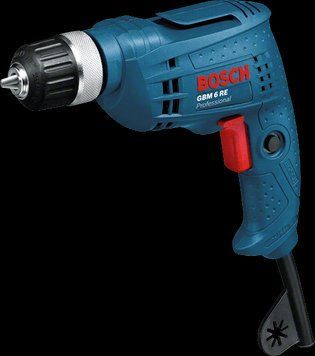 Професійна дриль електрична без ударна (електродриль) Bosch GBM 6 RE : 350 Вт, 1-10мм сверло, 1.2 кг 0601472600 0601472600 фото