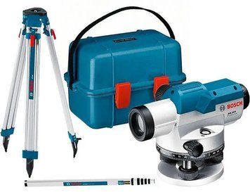 Оптичний нівелір Bosch Professional GOL 20 D( до 60 м в кейсі з штативом та лінійкою) 0601068402 фото