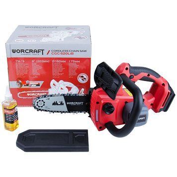 Акумуляторна безщіткова пила ланцюгова WORCRAFT CGC-S20LiB (13241) Довжина шини 203 (8'') 13241 фото