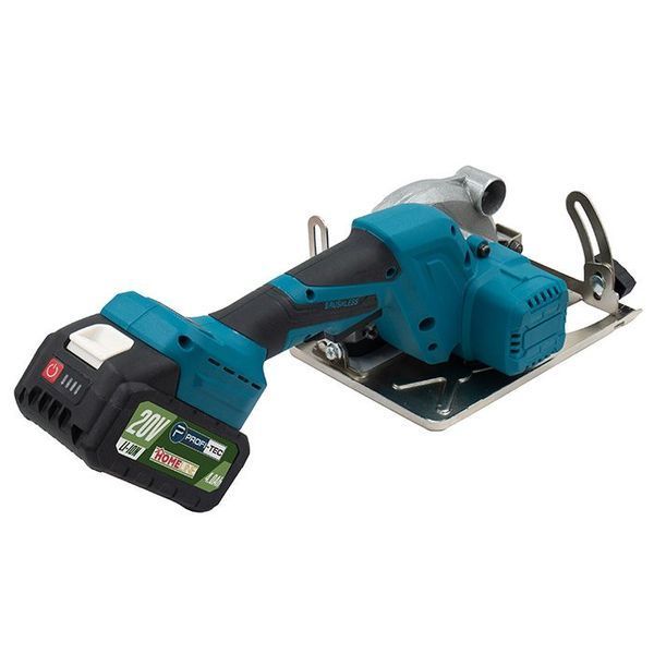Аккумуляторная дисковая пила PROFI-TEC PCA1220BL POWERLine: с АКБ 20V 4.0 Ah+ЗУ, диск 125 мм 006451 фото