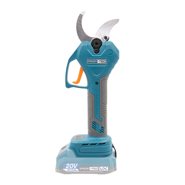 Акумуляторний секатор PROFI-TEC PES40 UltraCore (1&times;акум. (2.0 Аг), зарядне, кейс) 007631 фото