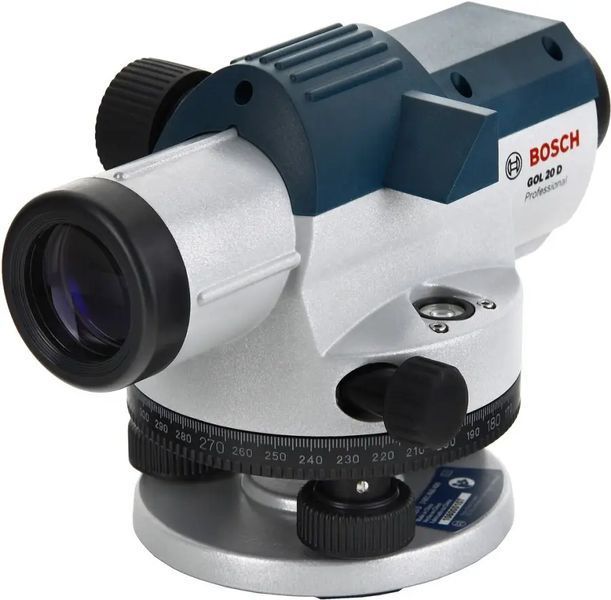 Оптичний нівелір Bosch Professional GOL 20 D( до 60 м в кейсі з штативом та лінійкою) 0601068402 фото