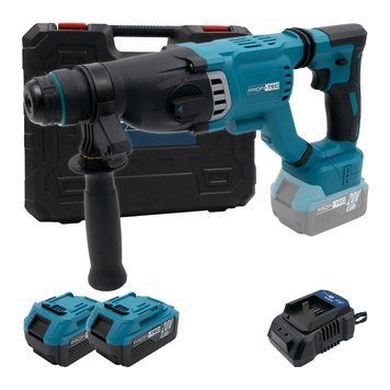 Аккумуляторный перфоратор PROFI-TEC PBH201 POWERLine : с АКБ 2шт-20V 4.0 Аh (006286) 006286 фото