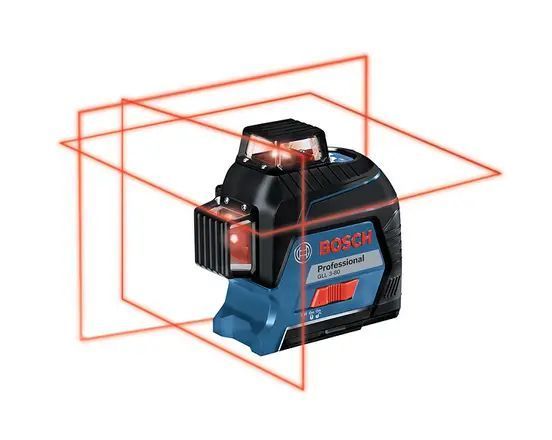 Профессиональный линейный лазерный нивелир Bosch Professional GLL 3-80 в кейсе с мишенью и чехлом 0601063S00 фото