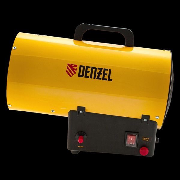 Газовая тепловая пушка прямого нагрева DENZEL GHG-10: 100 м2, 10 кВт, 300 м3/ч, пропан-бутан 96476 фото