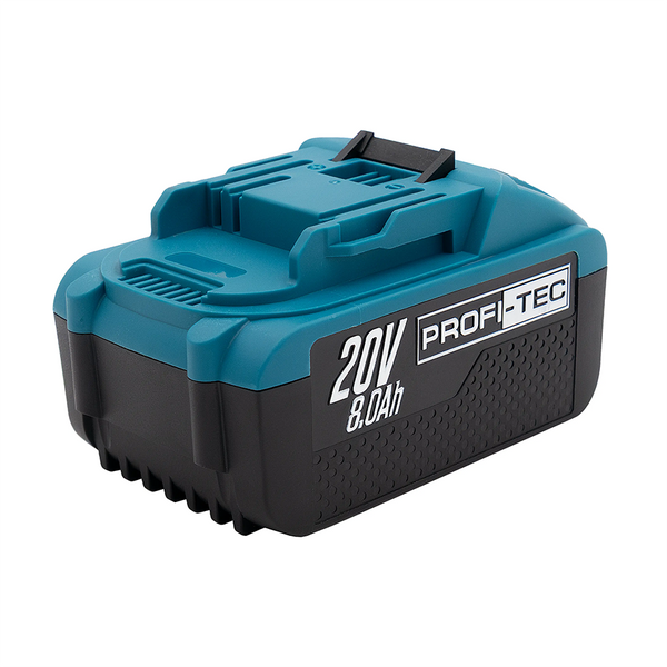 Аккумуляторная батарея PROFI-TEC PT2080EP POWERLine : 20V, 8.0 Аh, с индикатором заряда FAY 005851 фото