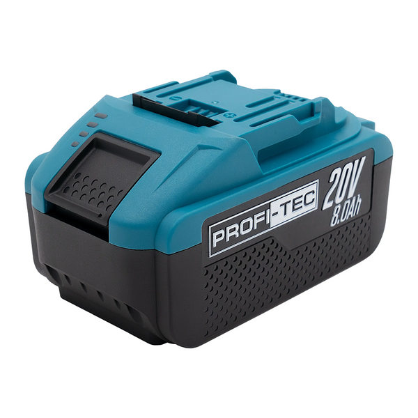 Аккумуляторная батарея PROFI-TEC PT2080EP POWERLine : 20V, 8.0 Аh, с индикатором заряда FAY 005851 фото