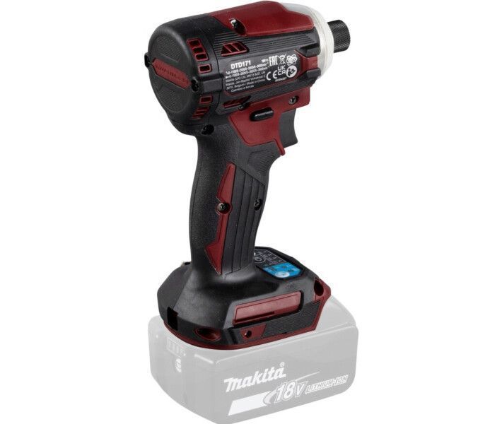 Аккумуляторный ударный винтоверт Makita DTD171ZAR (без АКБ) : Li-ion 18 В, шпиндель 1/4 DTD171ZAR фото