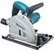 Професійна ручна заглибна дискова пила Makita SP 6000J : 1300 Вт, 165мм, 55мм глибини погружна в кейсі + лінійка 1.5м SP6000J лінійка фото 4