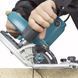 Професійна ручна заглибна дискова пила Makita SP 6000J : 1300 Вт, 165мм, 55мм глибини погружна в кейсі + лінійка 1.5м SP6000J лінійка фото 9