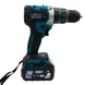 Набір акумуляторний інструментів PROFI-TEC Combo Set 4/3 POWERLine PBH201BL, DTW800BL, DGA20BL, DHP485B: з АКБ 2шт-20V 4.0Ач+ЗП 006654 фото 7