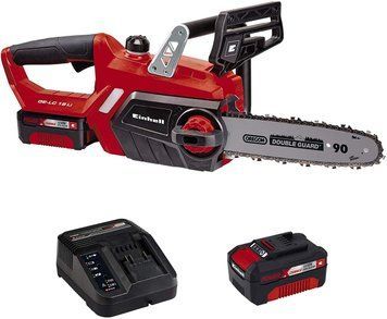 Потужна акумуляторна ланцюгова пила Einhell GE-LC 18 Li Kit : 18V 3.0Ah, шина 25см (4501760) 4501760 фото
