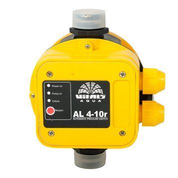 Потужний контролер тиску автоматичний Vitals aqua AL 4-10r : 2200 Вт, струм 10 А, вага 1.1 кг FAY 123265 фото