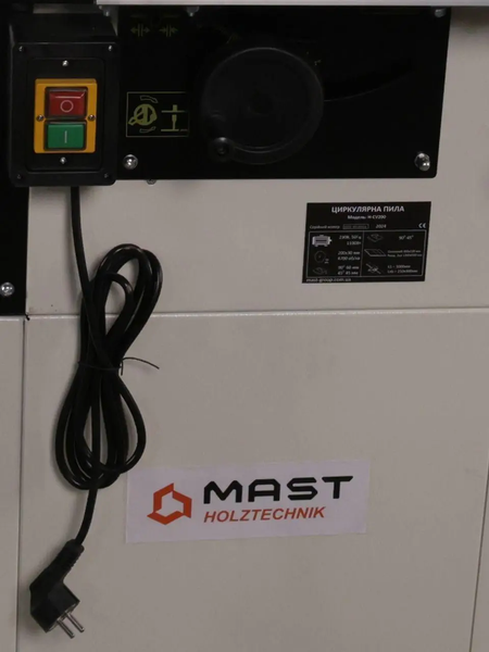 Циркулярная пила с индукционным двигателем 1,1 кВт MAST Holztechnik H-CV200 (230В) H-CV200 230V фото