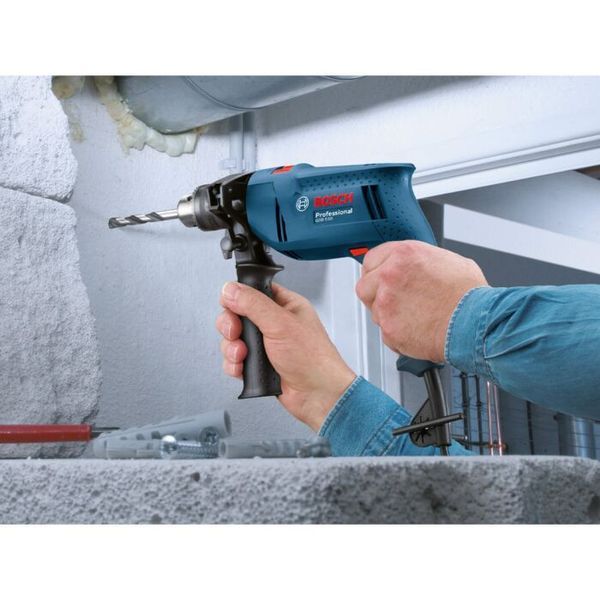 Професійна дриль електрична ударна Bosch Professional GSB 13 RE : 600 Вт, 1.8 Нм, 12800 об/хв, 44800 уд/хв 0601217104 фото