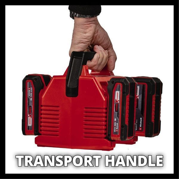 Мощное зарядное устройство для 4-х аккумуляторов Einhell 2x2 Power X-Quattrocharger 4А 4512102 фото
