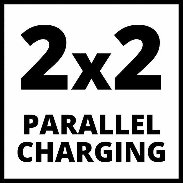 Мощное зарядное устройство для 4-х аккумуляторов Einhell 2x2 Power X-Quattrocharger 4А 4512102 фото