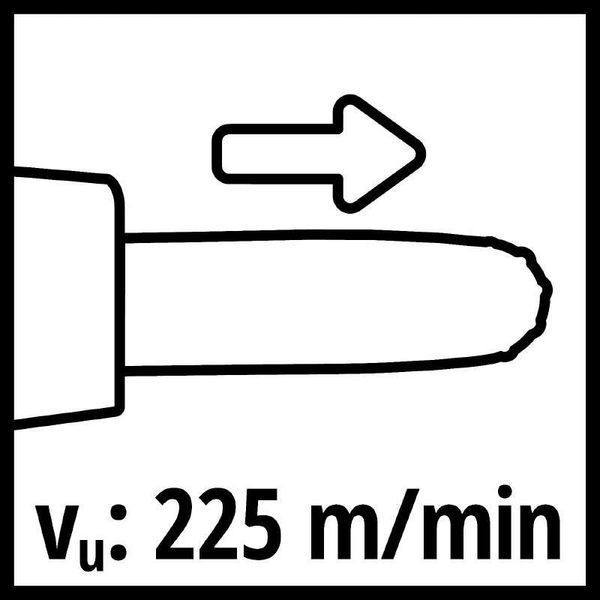 Насадка - цепная пила к косе Einhell GE-НН 18/45 Li T (3410835) 3410835 фото