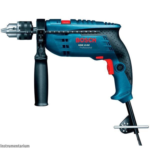 Професійна дриль електрична ударна Bosch Professional GSB 13 RE : 600 Вт, 1.8 Нм, 12800 об/хв, 44800 уд/хв 0601217104 фото