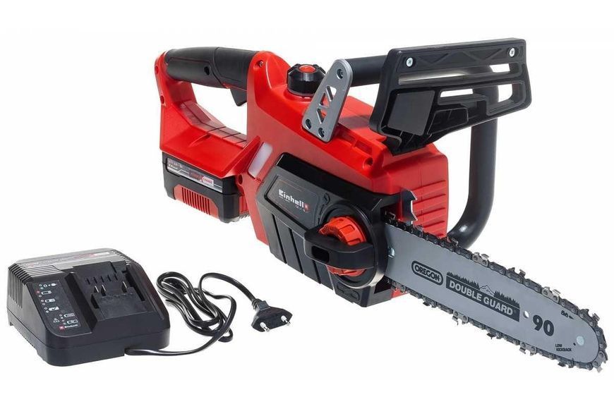 Потужна акумуляторна ланцюгова пила Einhell GE-LC 18 Li Kit : 18V 3.0Ah, шина 25см (4501760) 4501760 фото