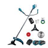Акумуляторна коса PROFI-TEC PGT4540 POWERLine : з АКБ 2шт-20V 4.0 Ah+ЗП (007039) 007039 фото