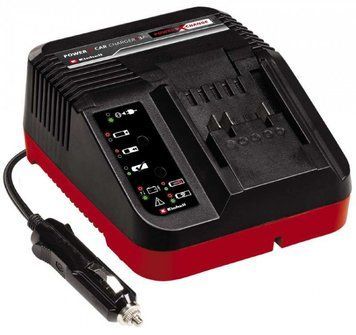 Потужний автомобільний зарядний пристрій Einhell Power X-Car Charger 3A : струм заряду 3А, розетка від прикурювача 12 В (4512113) 4512113 фото
