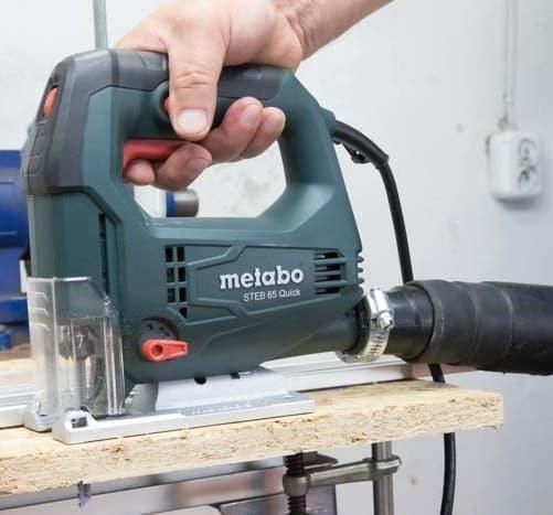 Профессиональный электрический лобзик по дереву в кейсе Metabo STEB 65 Quick : 450 Вт (601030500) 601030500 фото