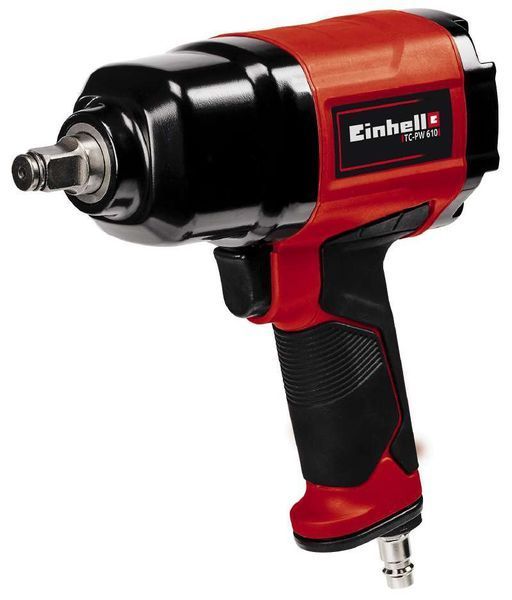 Професійний гайковерт пневматичний ударний для автосервісу Einhell TC-PW 610 : 610 Hm, 142 л/хв пневмо гайковерт 4138960 4138960 фото