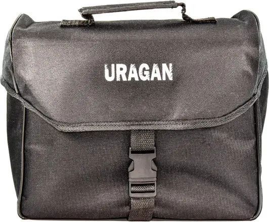 Автокомпресор двопоршневий на клеми АКБ Uragan 90170 компресор для накачування шин авто R13-R21 85л/хв 10 Атм 90170 фото