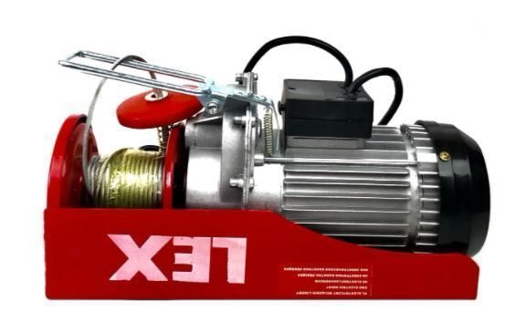 Тельфер,таль, лебедка электрическая LEX LXEH500, 250/500 кг, 1600 Вт, высота 12 м, 5 м/мин LXEH500 фото