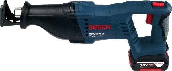 Аккумуляторная сабельная пила Bosch Professional GSA 18 V-LI (0615990L6H)+ Акб 4А/г 18В + зарядное 0615990L6H фото