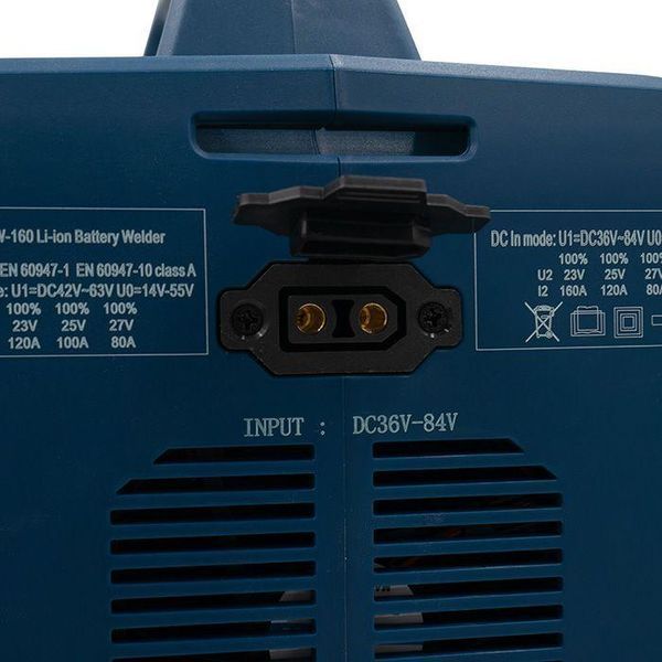 Аккумуляторный сварочный аппарат PCWM16040 X-MAX Power: с АКБ 40В 2шт-8 Аh, электрод 2,5 &ndash; 3,2 мм 006617 фото