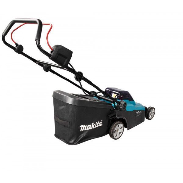 Газонокосарка акумуляторна Makita DLM382CM2 : 18 В акумулятор 2 шт + зарядка DC18SH DLM382CM2 фото