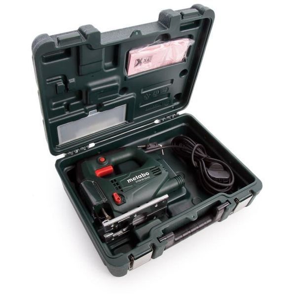 Профессиональный электрический лобзик по дереву в кейсе Metabo STEB 65 Quick : 450 Вт (601030500) 601030500 фото