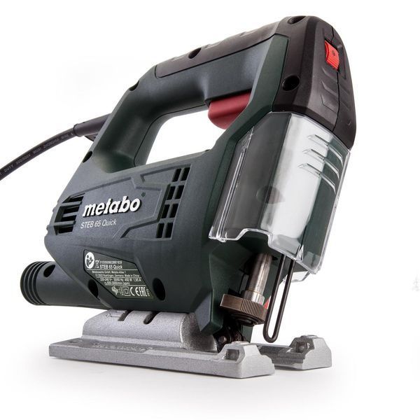 Профессиональный электрический лобзик по дереву в кейсе Metabo STEB 65 Quick : 450 Вт (601030500) 601030500 фото